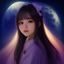 用户夜猫子阿伟头像，年轻男性，戴耳机在夜晚看电影
