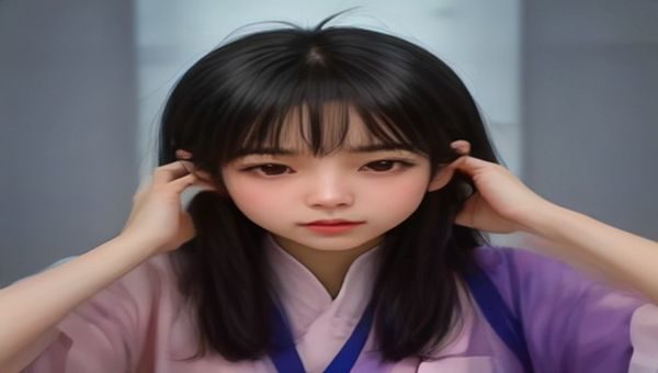 色色影院番剧选片指南，动漫角色在书架前翻阅番剧目录，温暖灯光